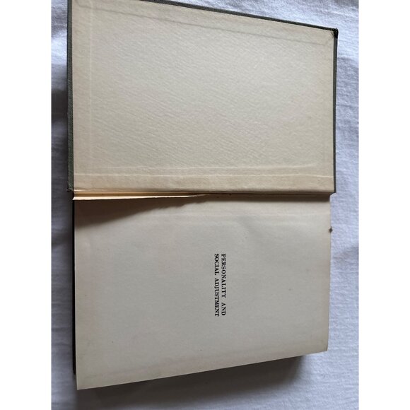 Personality And Social Adjustment By Ernest R. Groves 1925 Hardcover Fourth Impr - Picture 2 of 13